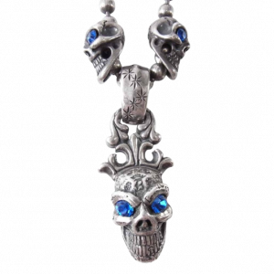 ビルウォールレザー グラフィティ グッドラック スカル クラウン ビーズ ストーン カスタム ネックレス 買取実績