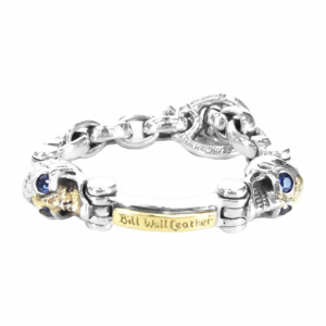 ビルウォールレザー 18K オーバーレイ ゴールドサダー グッドラック