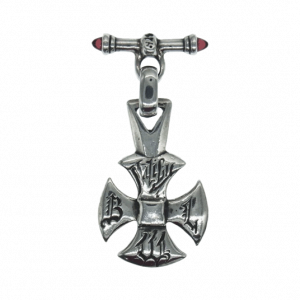 ビルウォールレザー マリブクロス ペンダントトップ w/ストーンTバー シルバー 買取実績