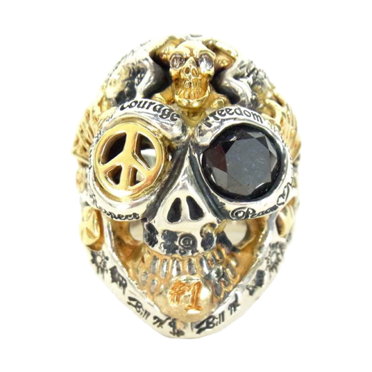 ビルウォールレザー 18Kスカル ダイヤ アルティメット マスタースカル ビルウォールレザー 18Kスカル ダイヤ アルティメット マスタースカル