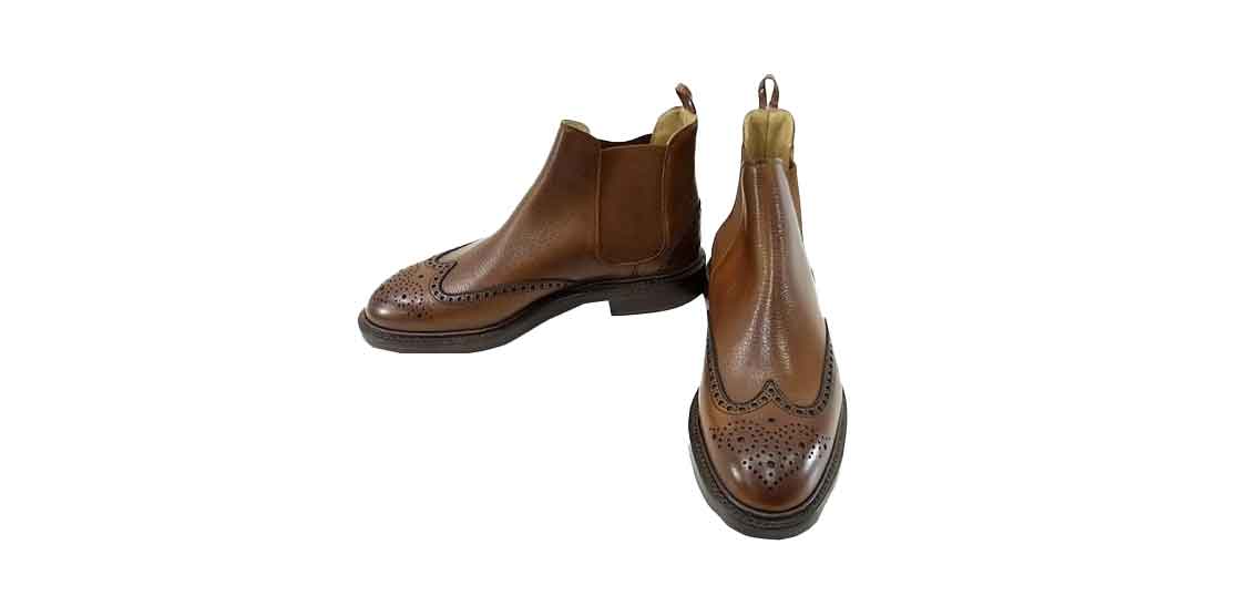 ブラックフリース ウイングチップ サイドゴアブーツ 買取実績