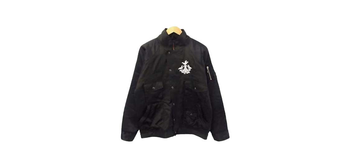 ブラックミーンズ Panta rhei スーベニアジャケット スカジャン 黒×紺買取実績