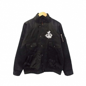 ブラックミーンズ Panta rhei スーベニアジャケット スカジャン 黒×紺買取実績