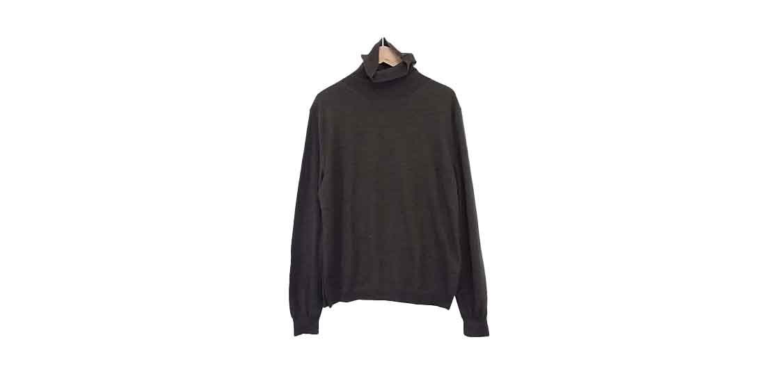 ボリオリ タートルネック ウール ニット 買取実績