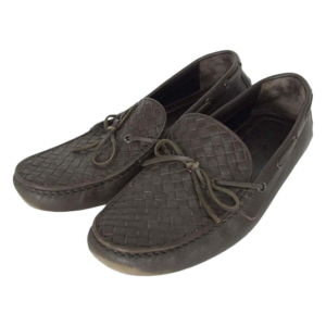 ボッテガヴェネタ イントレチャート レザー デッキ ドライビングシューズ モカシン 買取実績