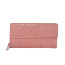 ボッテガヴェネタ 二つ折財布 イントレチャート レザー ロング マローピンク 画像