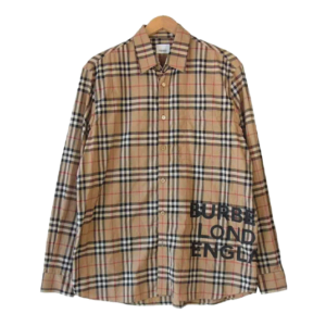 バーバリー 19秋冬 Sandor ロゴ チェック オーバーサイズ シャツ 買取実績