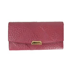 バーバリー 型押し ゴールド ロゴ ロングウォレット レッド 買取実績