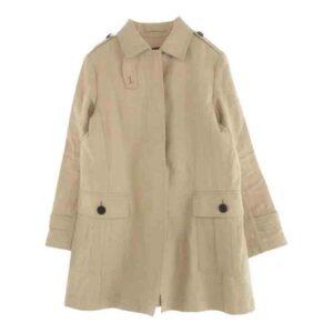 バーバリー ロンドン B1A13-115-40 ボンディングリネン バックフレア 比翼 シングル トレンチコート 買取実績