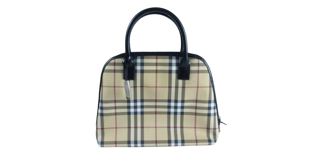 バーバリー ロンドン イタリア製 ノバチェック レザー ハンド トート バッグ 買取実績