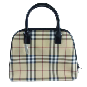 バーバリー ロンドン イタリア製 ノバチェック レザー ハンド トート バッグ 買取実績