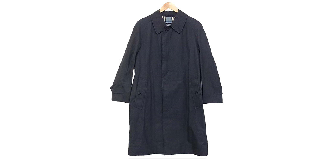 バーバリープローサム 裏地チェック ステンカラーコート 買取実績