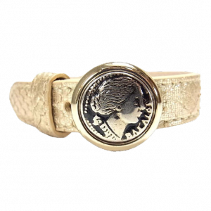 ブルガリ35859 モネーテレザー ブレスレット 買取実績