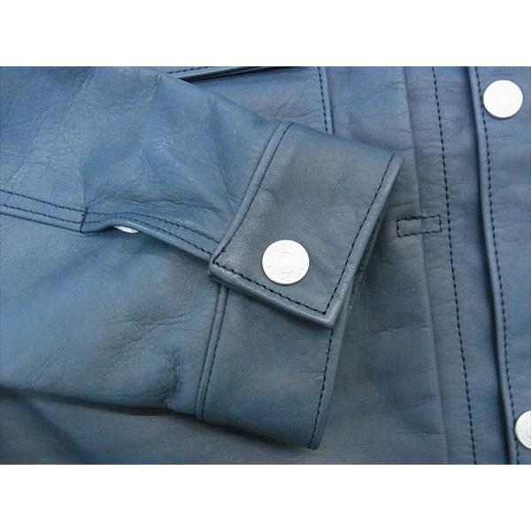 キャリー CL-18AW058 2nd type indigo leather jacket 18AW 買取実績 画像