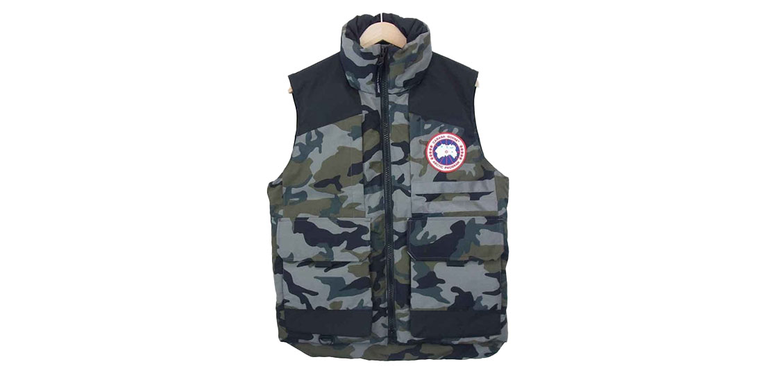 カナダグース 4157MP サザビーリーグ DUNCAN VEST カモフラ ダウン ベスト 買取実績