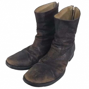 カルペディエム C DIEM バックジップ USED加工 レザー ブーツ ブラウン系 買取実績