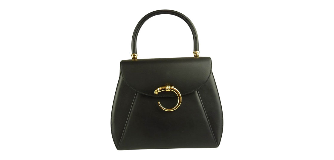 カルティエ パンテール レザー ハンドバッグ 買取実績