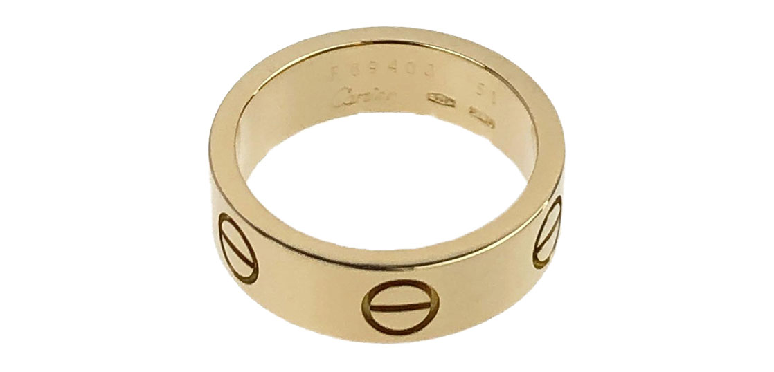 カルティエ ラブ リング K18YG 750 イエローゴールド 買取実績