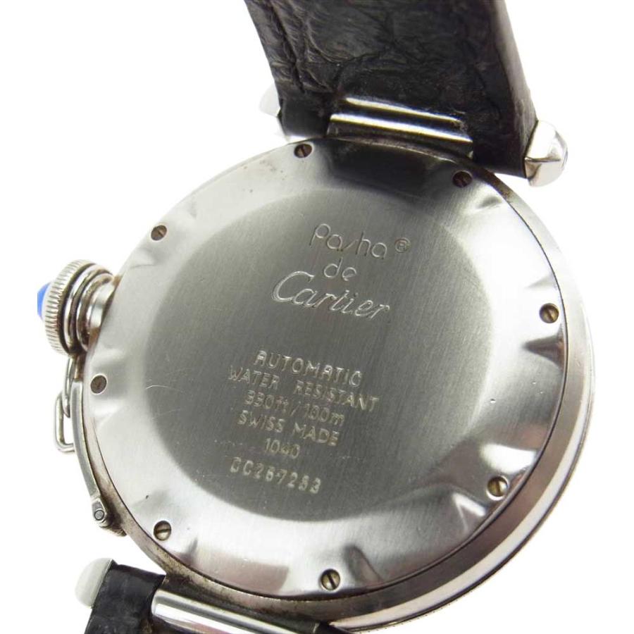カルティエ W3101755 パシャ 38mm 自動巻き 腕時計 シルバー ブラック 買取実績 画像