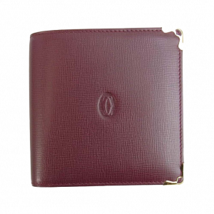 カルティエ マストライン 二つ折り 財布 ワインレッド系 買取実績