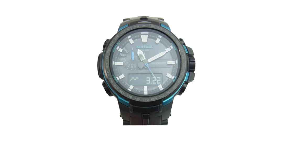 カシオ PRW-6100Y プロトレック トリプルセンサー タフソーラー 電波 腕時計 ブラック 買取実績