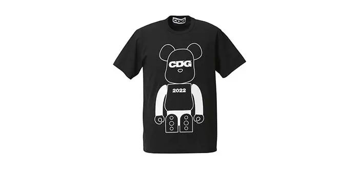 COMME des GARCONSから「CDG × メディコムトイ BE@RBRICK」コラボ T