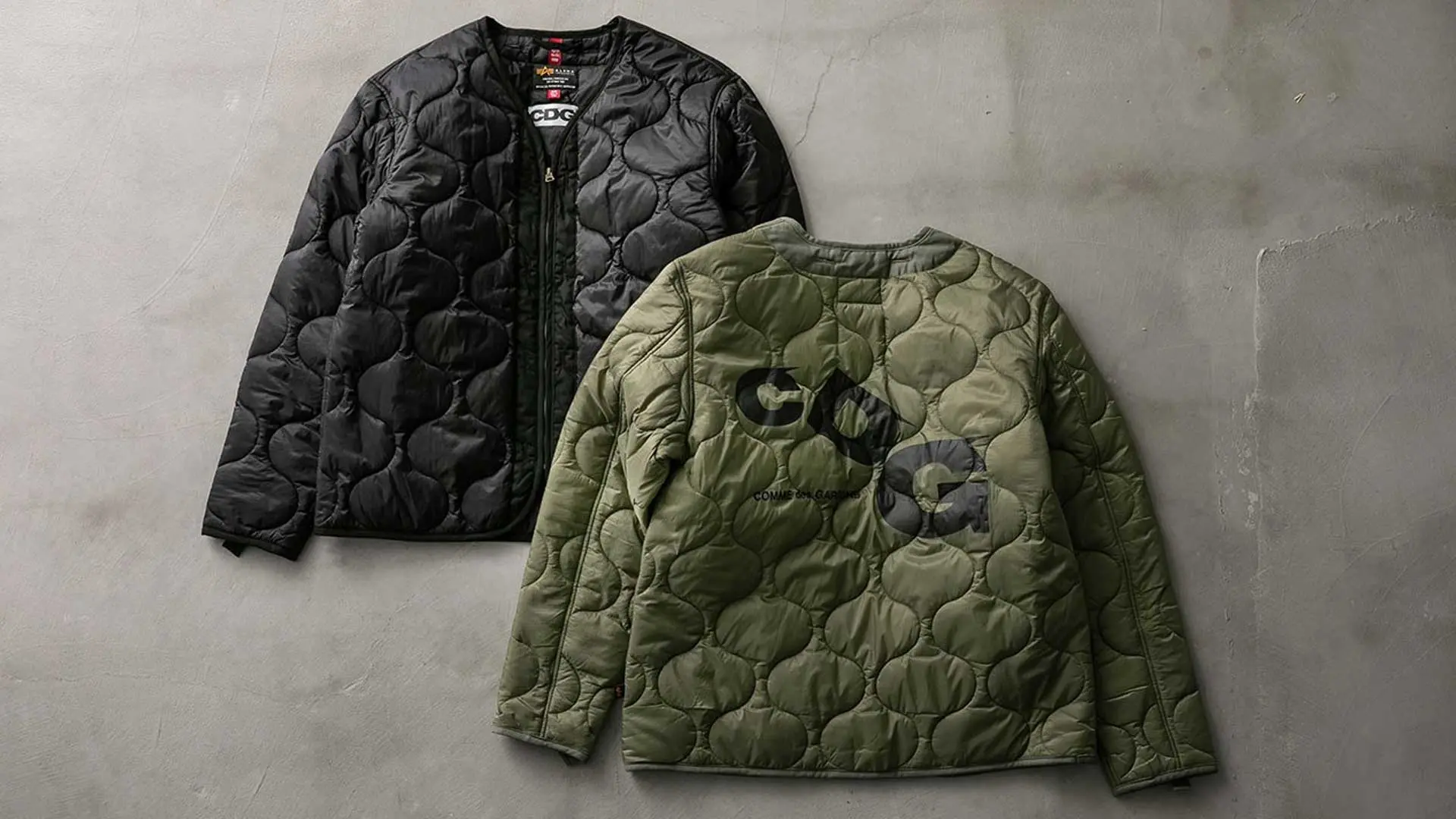 L / 試着のみ CDG x ALPHA FISHTAIL COAT モッズ CDGコムデギャルソン アルファ フィッシュテイル コート-ライナー