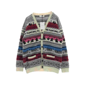 セリーヌ 21SS 2A08L715M THE DANCING KID ウールジャガード ルーズカーディガン マルチカラー 買取実績