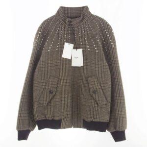 セリーヌ 22AW 2V20L826R TEDDY JACKET WITH STAND UP COLLAR IN CHECKED WOOL  買取実績