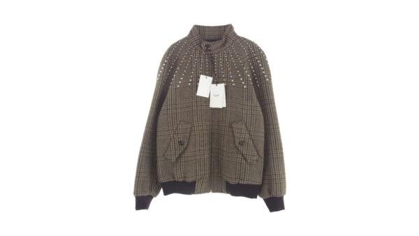 セリーヌ 22AW 2V20L826R TEDDY JACKET WITH STAND UP COLLAR IN CHECKED WOOL  買取実績