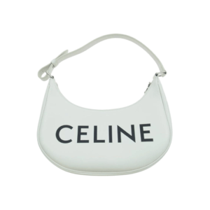 セリーヌ アヴァ スムースカーフスキン ロゴ レザー ハンド バッグ ホワイト 買取実績