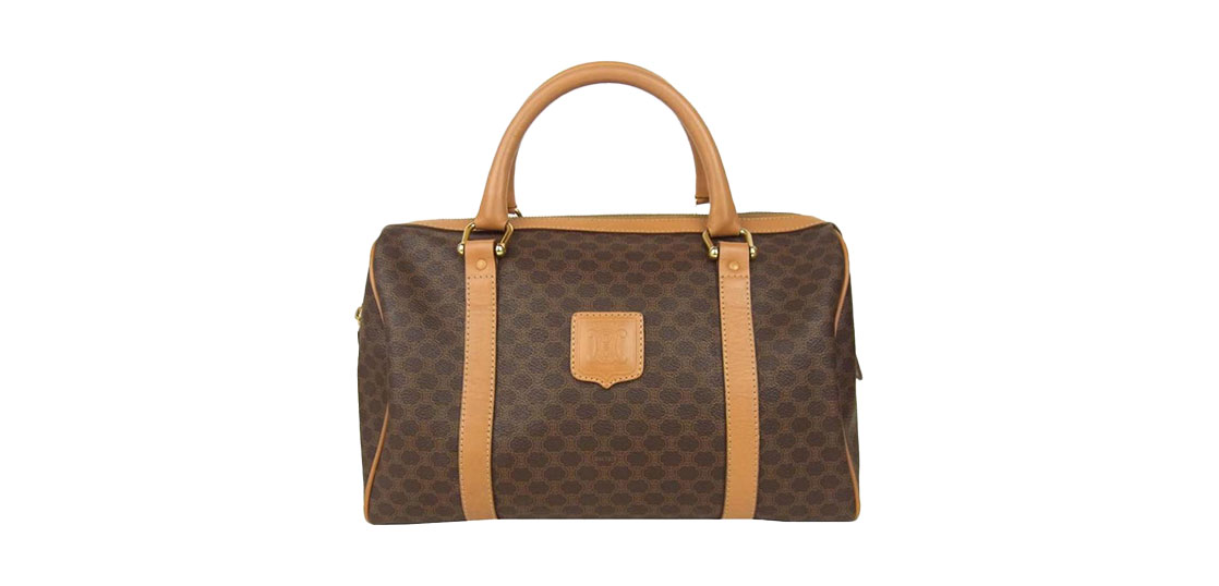 CELINE セリーヌ ハンドバッグ ミニボストンバッグ マカダム柄
