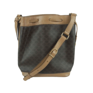 セリーヌ オールド マカダム ポーチ付き 巾着 ショルダー バッグ イタリア製 ブラウン 買取実績