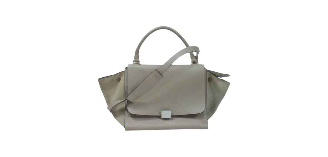 セリーヌ トラペーズ ミディアム 2way ショルダー ハンド バッグ ベージュ 買取実績