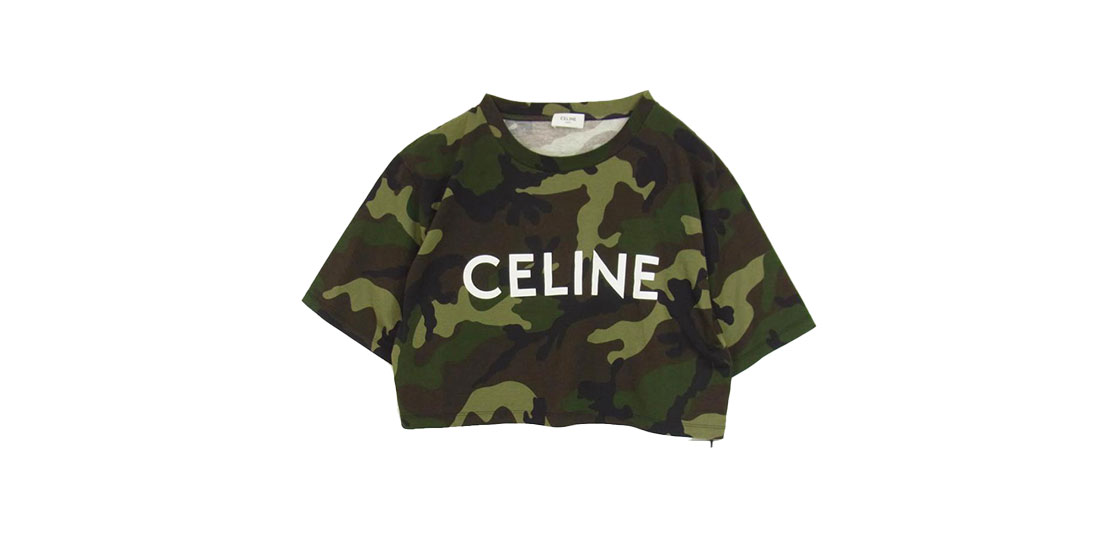 セリーヌ 2X761503P ロゴプリント クロップド カモ 半袖 Tシャツ 買取実績