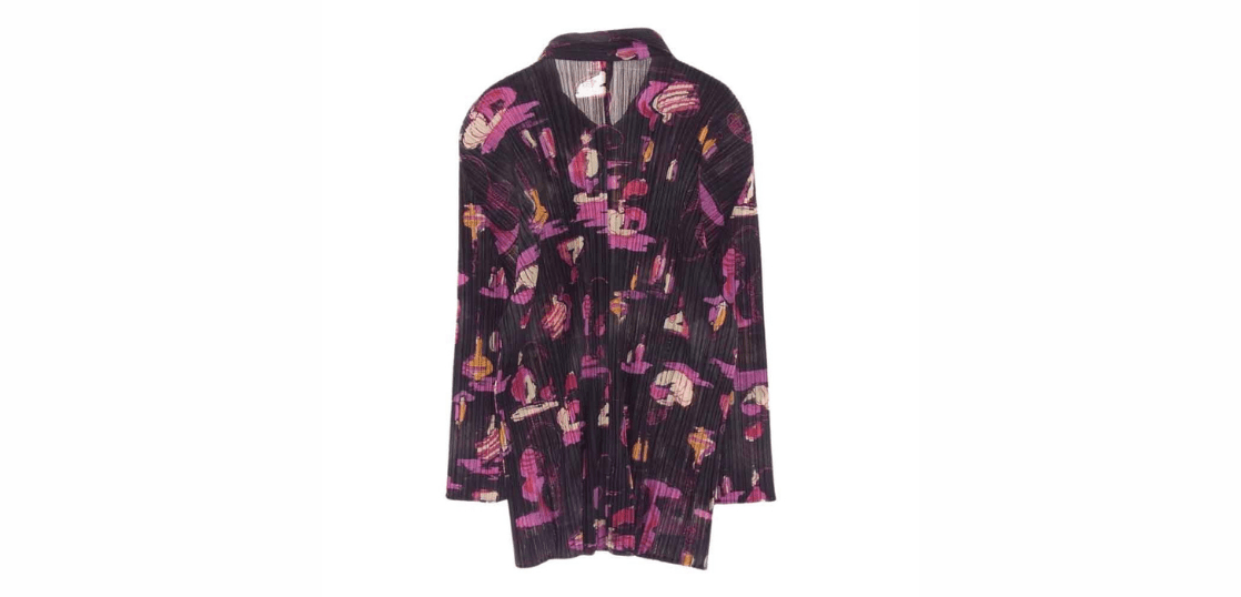 プリーツプリーズ イッセイミヤケ PP71-JJ902 Perfume Design Graphics Shirt Top 買取実績