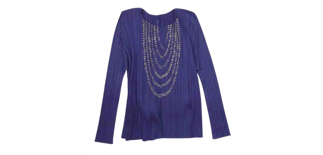 プリーツプリーズ イッセイミヤケPP03-J0665 刺繍 カーディガン 買取実績