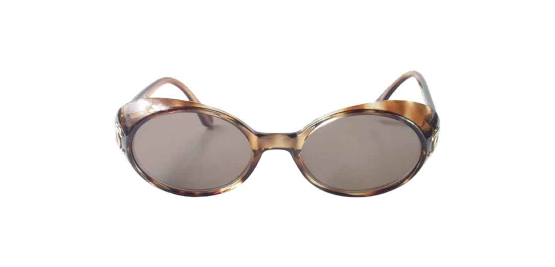 CHANEL サングラス ヴィンテージ 05976 91235 ブラウン CHANEL シャネル 05976 91235 ココマーク オーバル サングラス