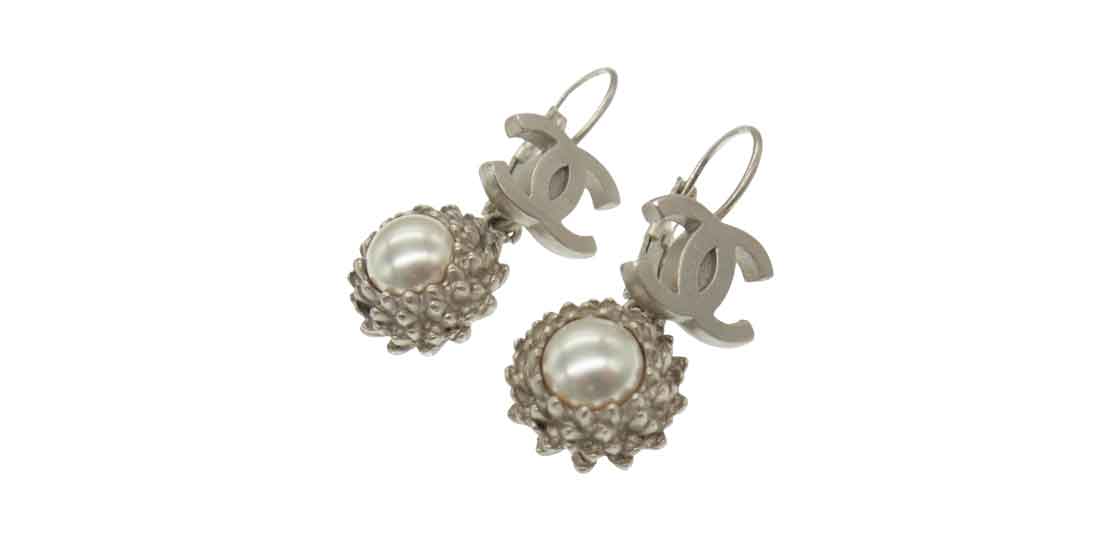 シャネル 05P ココマーク パール フラワー ドロップ ピアス 買取実績