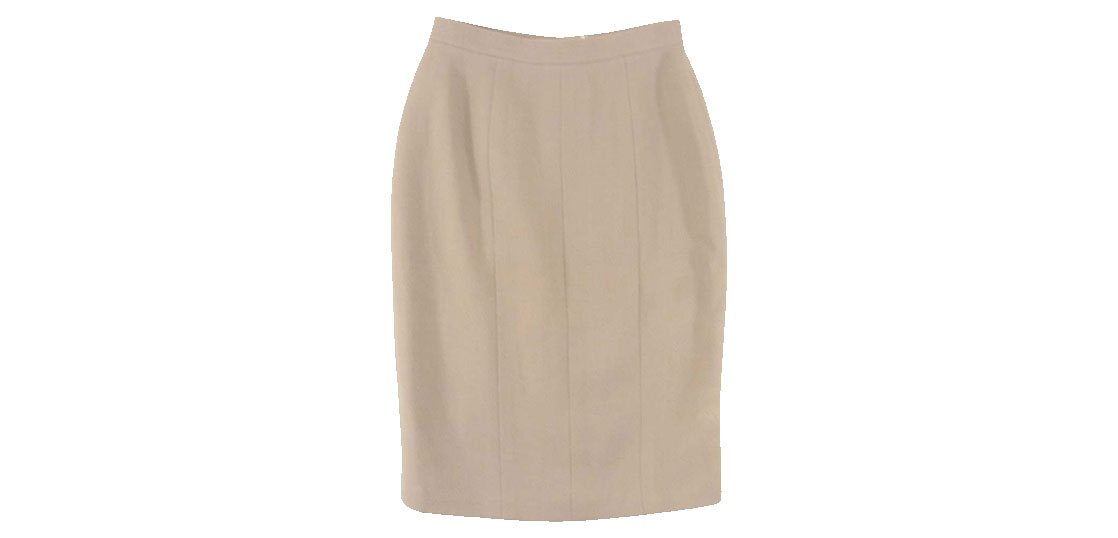 シャネル 96A ウール ココマ−ク ボタン 無地 タイトスカート 買取実績