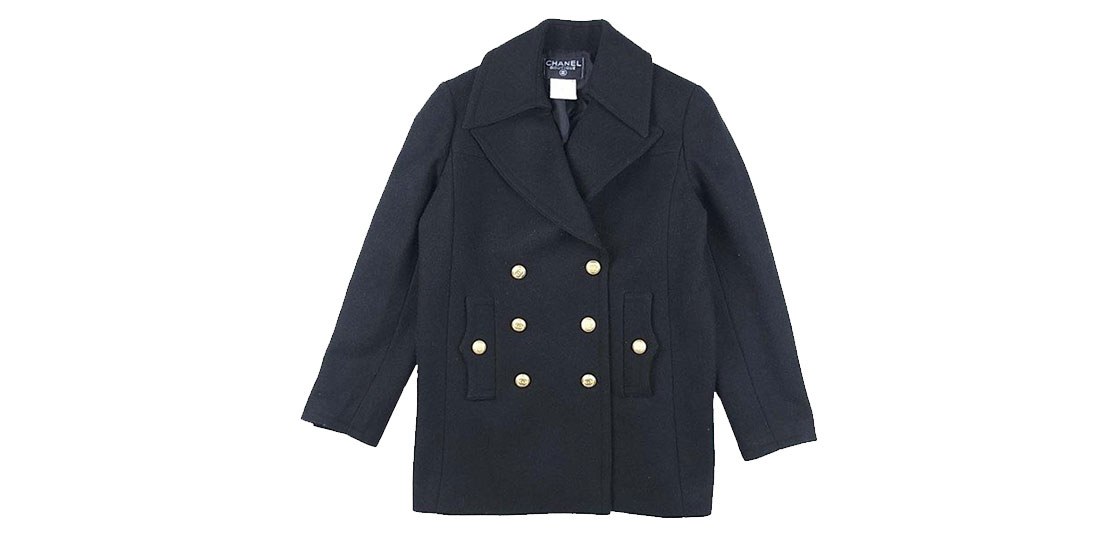 CHANEL　立ち襟　コート　カシミヤ ネイビーで叶う気品♡】CHANEL カシミヤコート 25AW (CHANEL