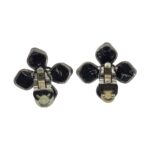 シャネル 96P フラワー ココマーク イヤリング ブラック 買取実績 画像