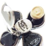 シャネル 96P フラワー ココマーク イヤリング ブラック 買取実績 画像