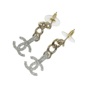 シャネル B22S ココマーク ラインストーン ピアス シルバー ゴールド 買取実績