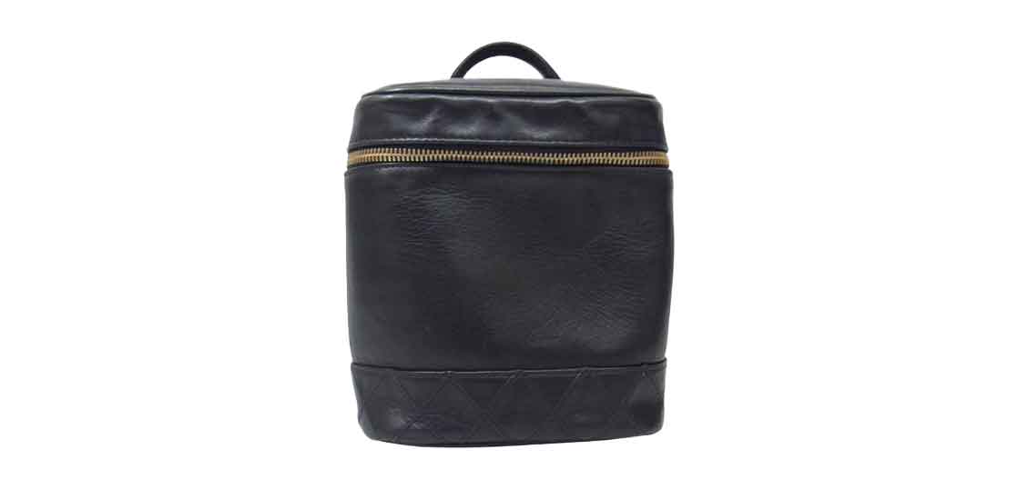 CHANEL ビコローレ ラムスキン レザー ハンドバッグ バニティ ココマーク シャネル ラムスキン バニティ ココマーク ビコローレ
