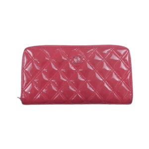 シャネル ブリリアント マトラッセ パテントレザー ココマーク ウォレット ピンク 買取実績
