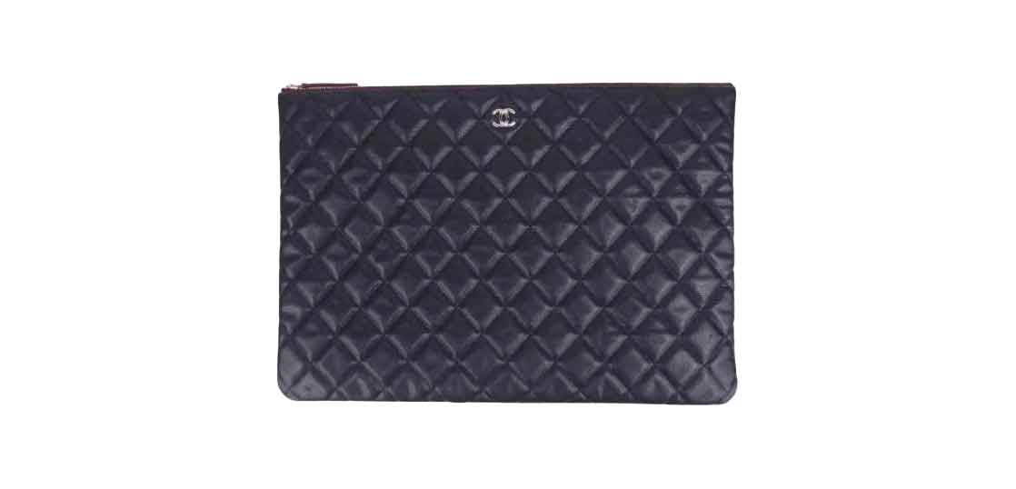 シャネル キャビアスキン マトラッセ ココマーク ドキュメントケース 買取実績