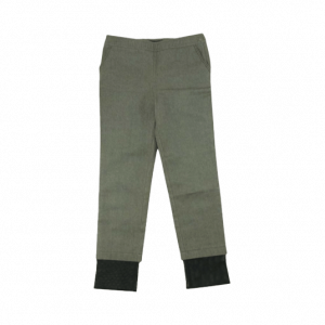 シャネル ココボタン 01P コットン デニムパンツ 裾メッシュ ウエストサイドジップ グレー 買取実績 画像