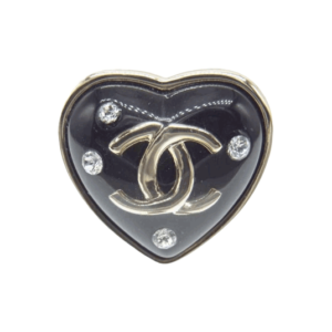 シャネル D22 B ココマーク ラインストーン ハート リング シルバー 買取実績