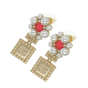 シャネル B21P フラワー ボトル フェイクパール ピアス 買取実績